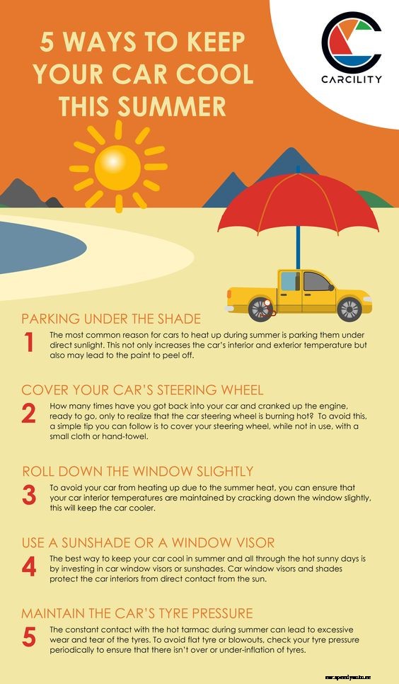 5 Easy Hacks to Keep Your Car Cool this Summer
