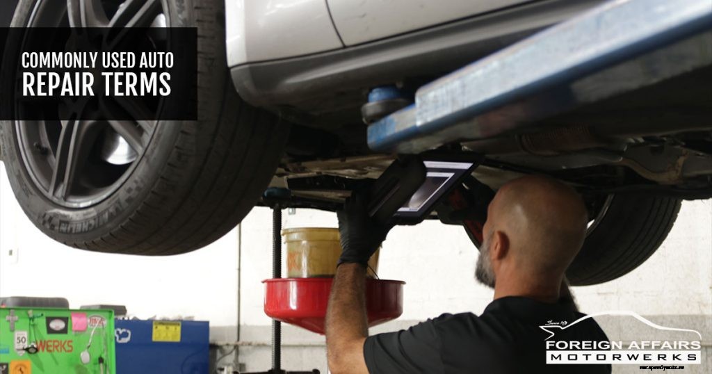 Commonly Used Auto Repair Terms