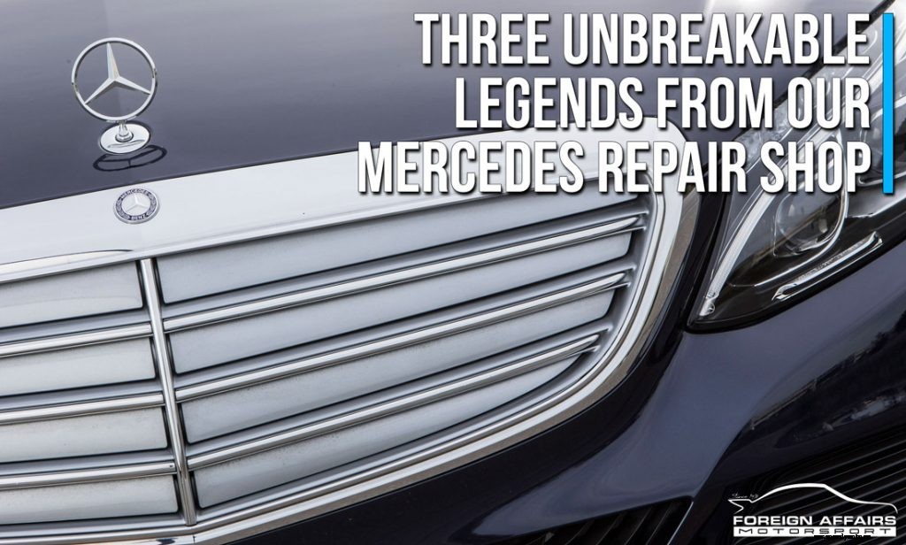 What Mercedes Sees the Least of Repair Shops?