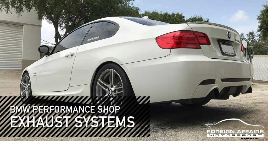 BMW Performance Shop Exhaust Systems