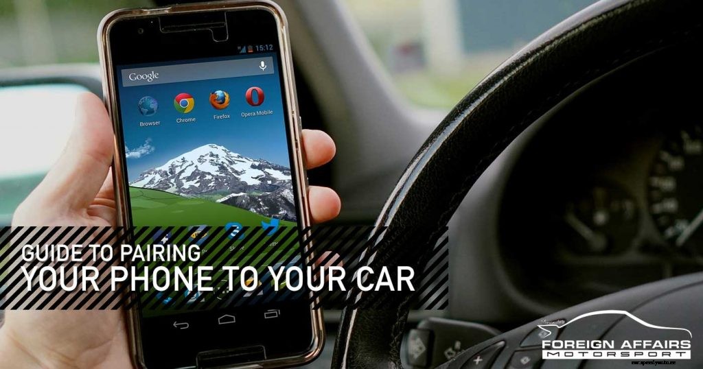 Guide To Pairing Your Phone To Your Car