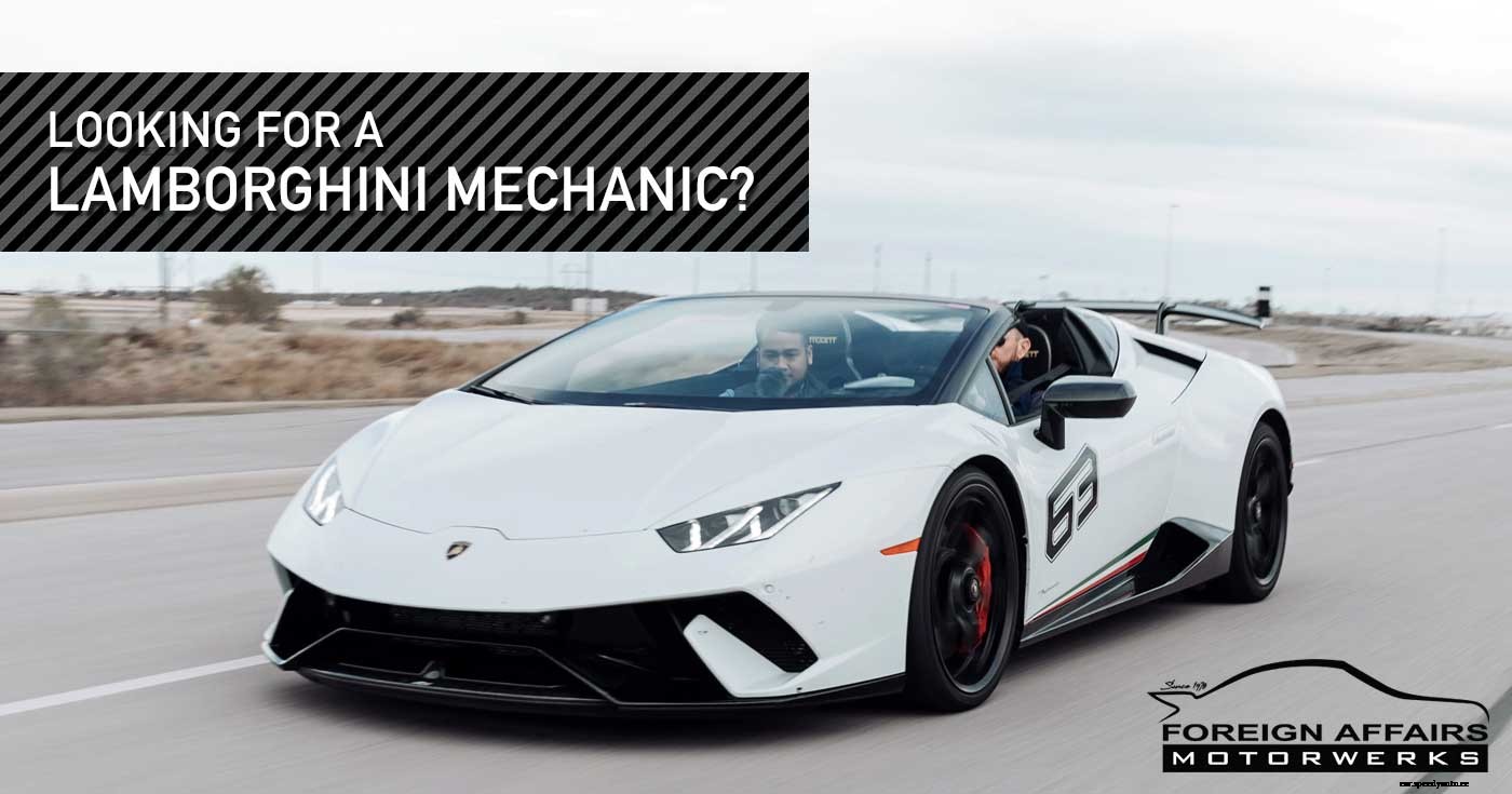 Looking For A Lamborghini Mechanic?