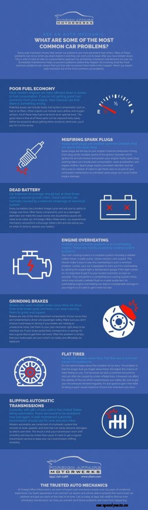 Ask An Auto Mechanic: What Are Some Of The Most Common Car Problems?