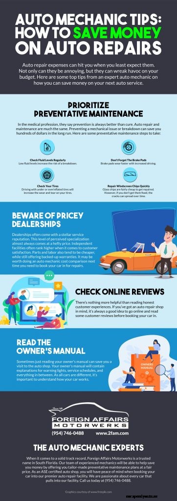 Auto Mechanic Tips: How To Save Money On Auto Repairs