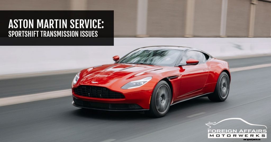 Aston Martin Service: Sportshift Transmission Issues