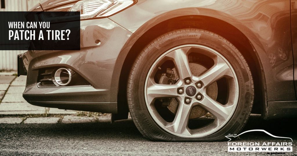 When Can You Patch A Tire?