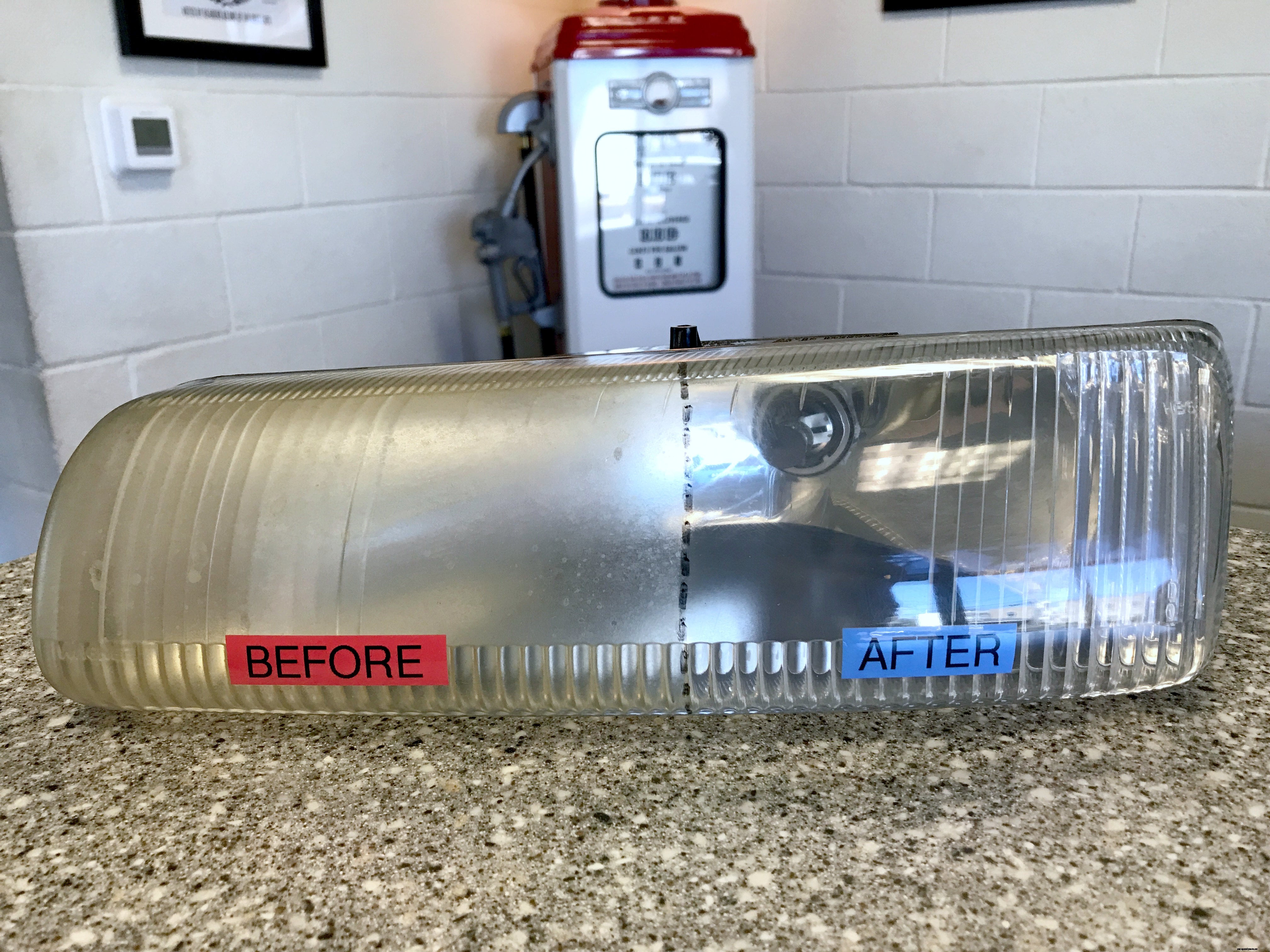 Car Headlight Refinishing For Yellow Lenses Fog