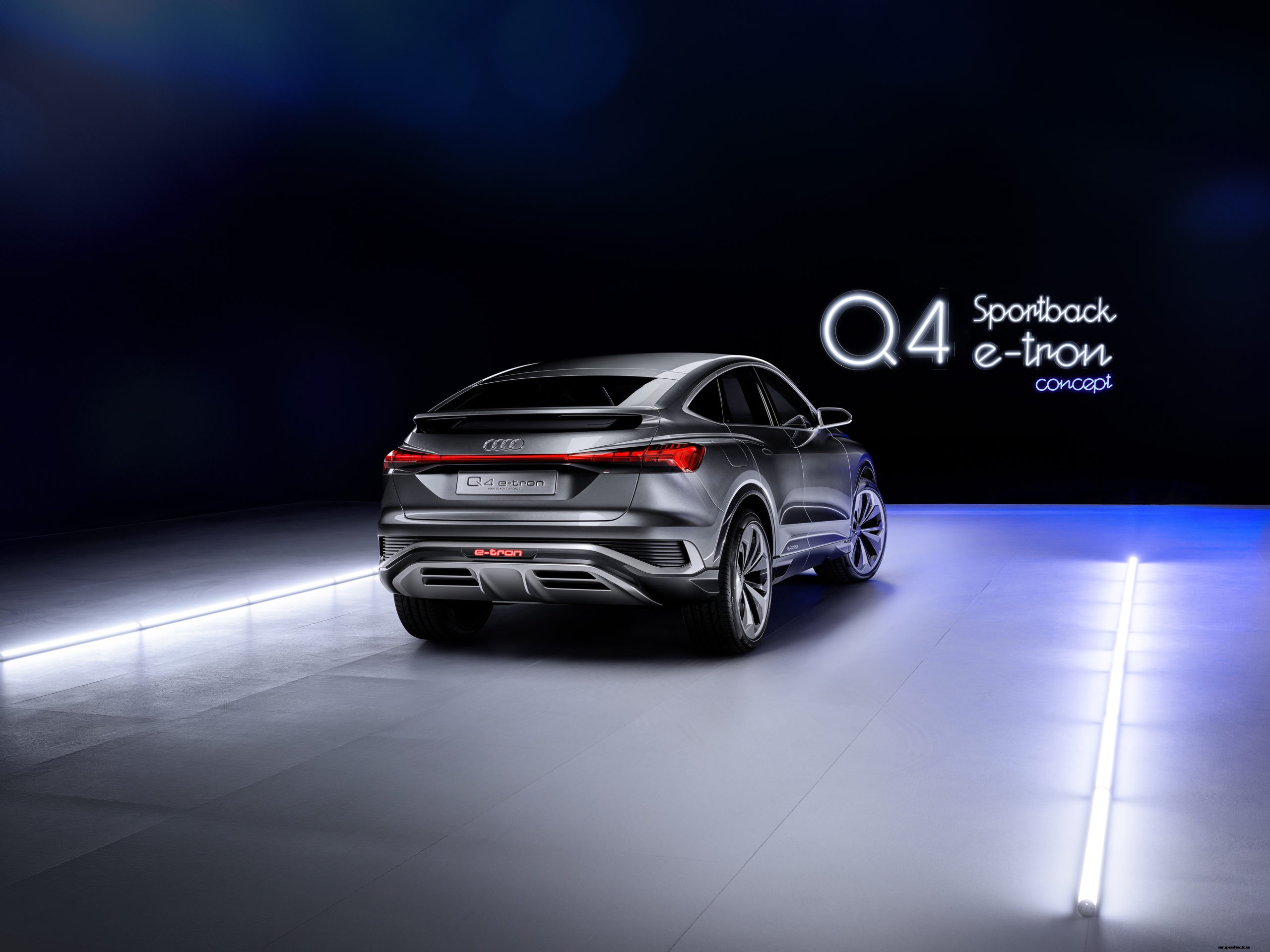 The Audi Q4 Sportback e-tron concept