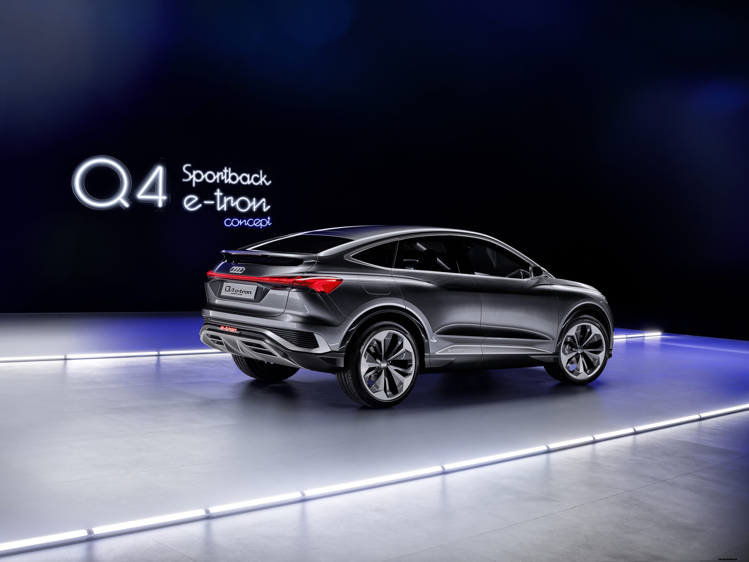 The Audi Q4 Sportback e-tron concept