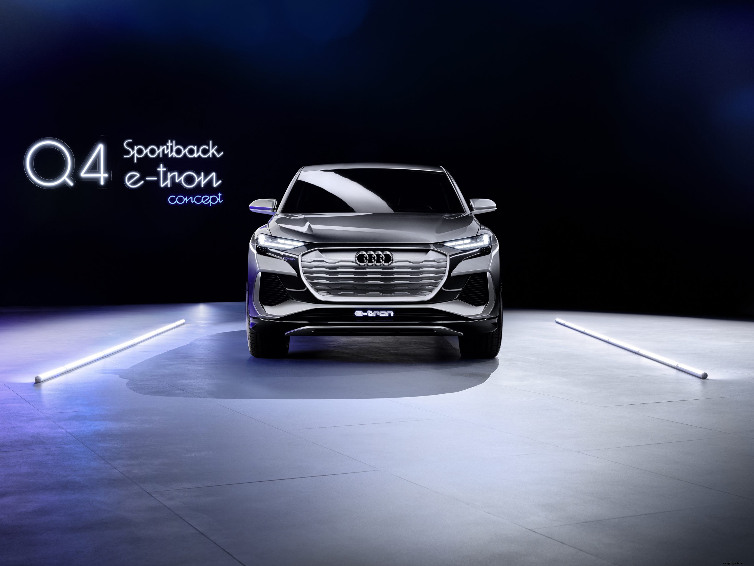 The Audi Q4 Sportback e-tron concept
