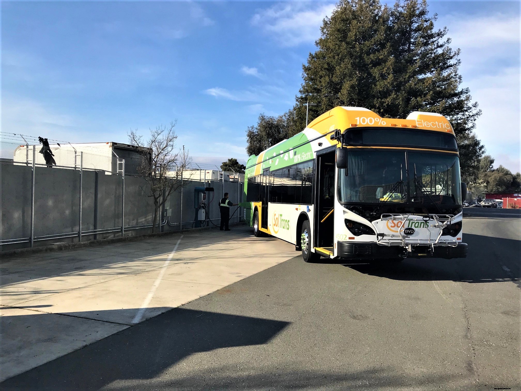 SolTrans Turns to AMPLY Power to Simplify Electric Bus Fleet Charging