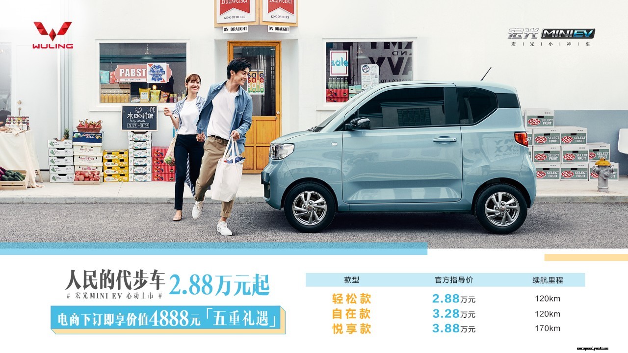 Wuling Launches Hong Guang MINI EV