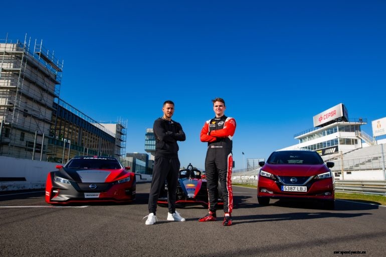 Soccer Ace Eden Hazard Experiences The Power of Nissan EVs
