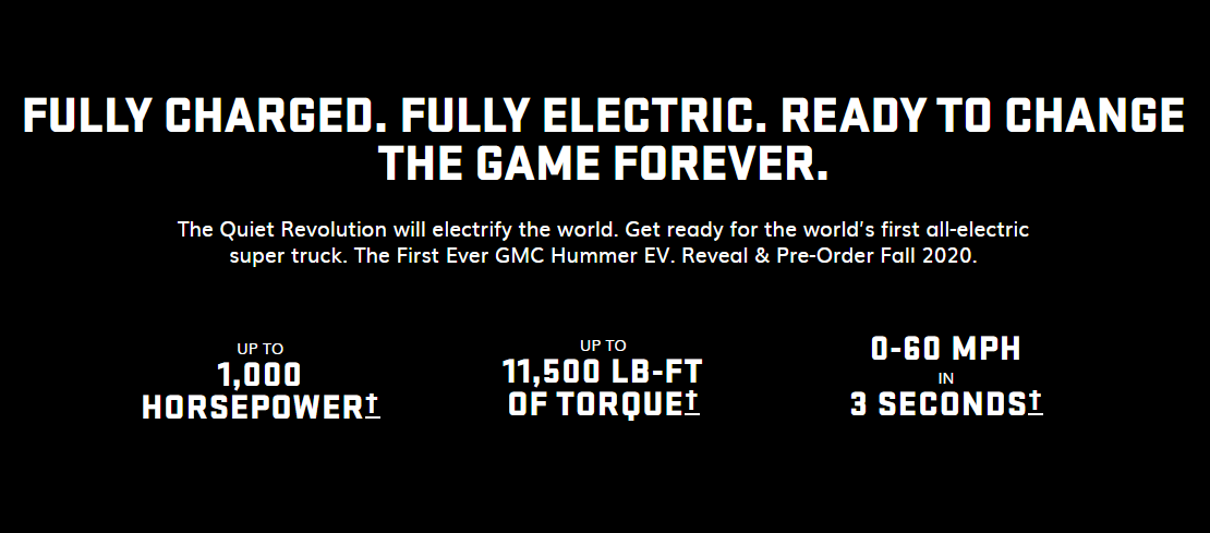 GMC HUMMER EV to be Revealed This Fall