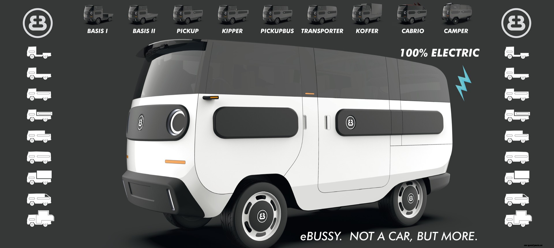 Lego-like vehicle: The $18,632 Electric eBussy can turn into 10 Different Vehicles