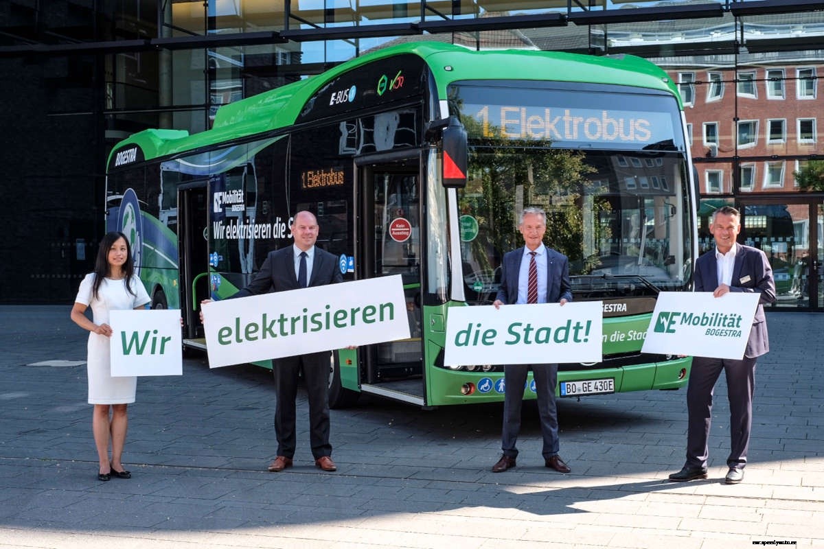 BYD begins landmark eBus fleet delivery to Germany’s BOGESTRA