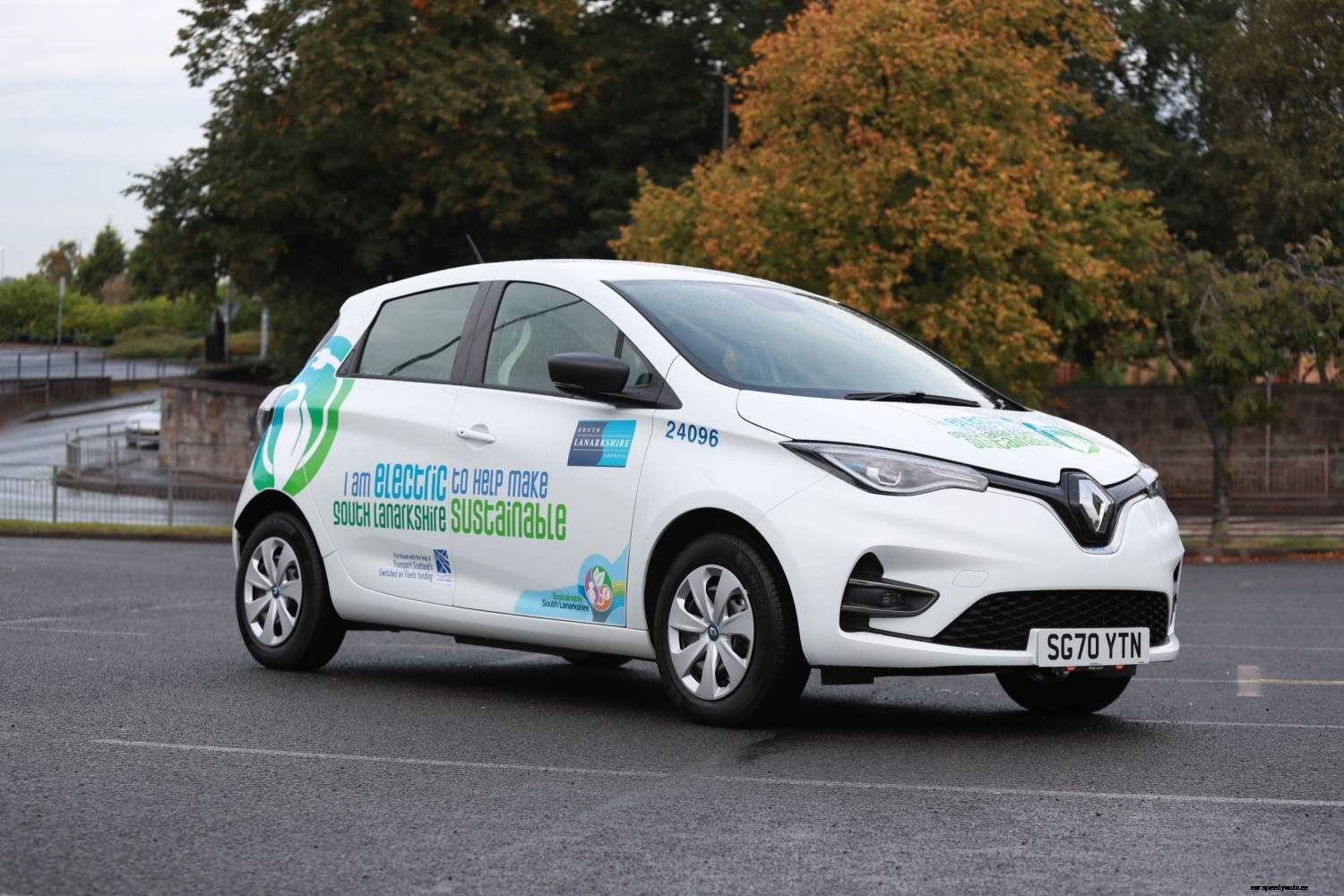 South Lanarkshire Council takes delivery of 141 all-electric New Renault ZOEs