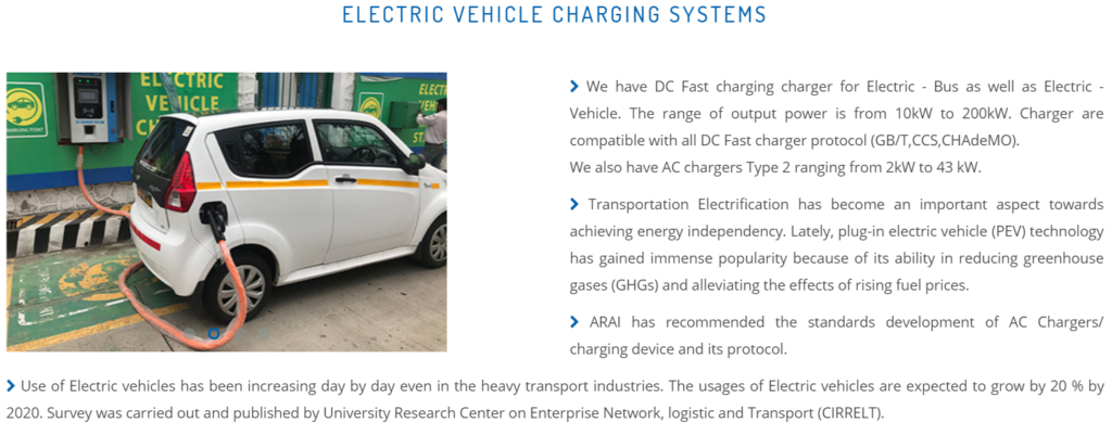 Electric Vehicle Charging Station Providers In India