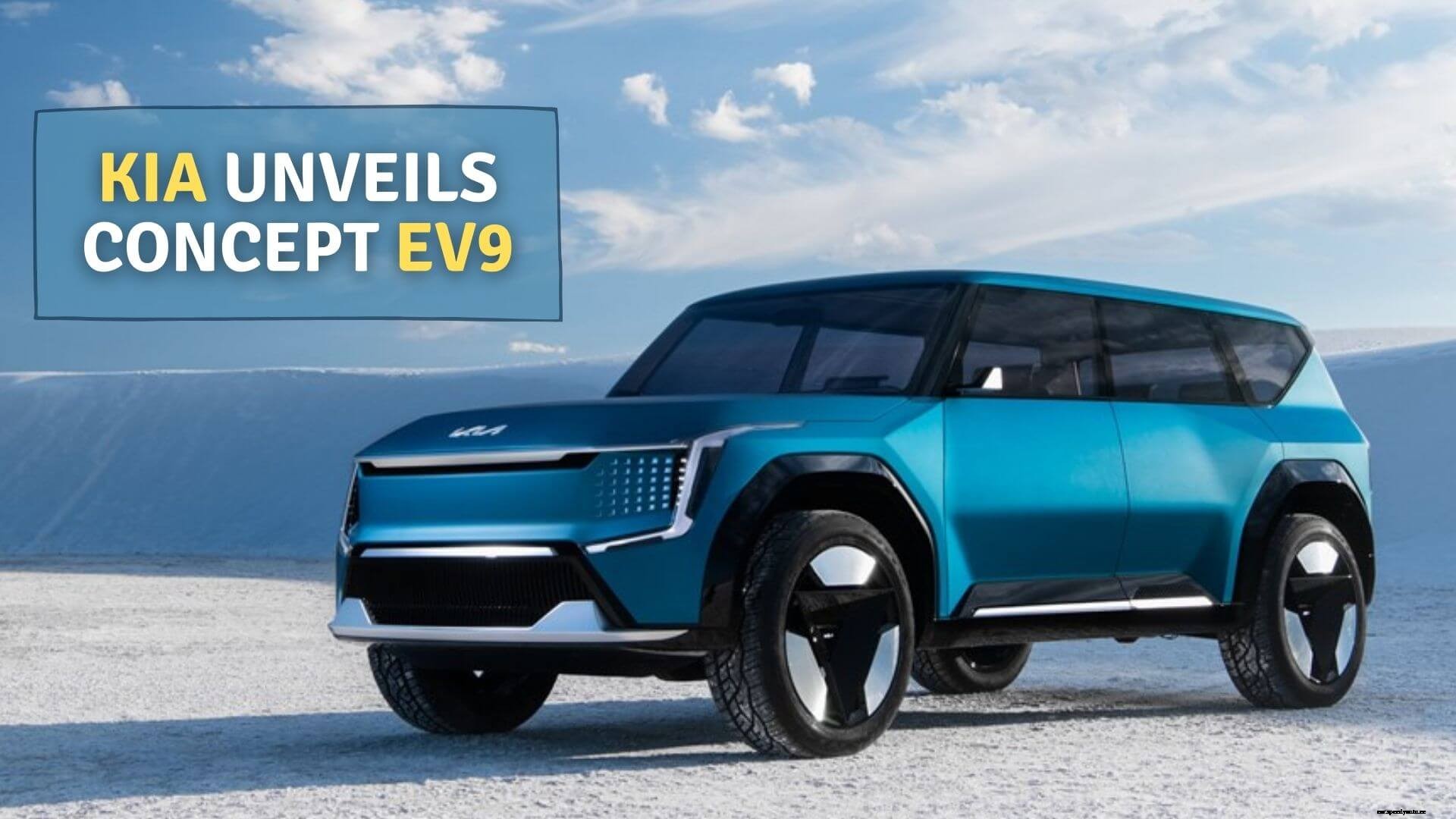 Kia Concept EV9 Electric Car- Range, Features and Launch
