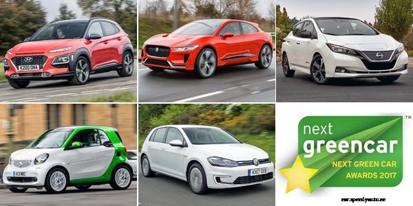 Electric cars reign in Next Green Car Awards 2017