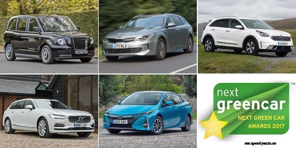 Electric cars reign in Next Green Car Awards 2017