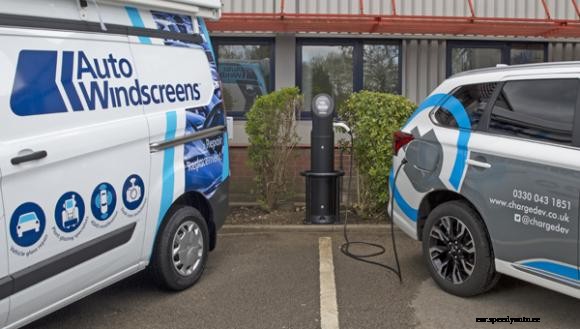 Auto Windscreens adds ChargedEV charge points to network
