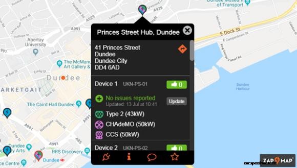 Dundee opens new EV charging hub