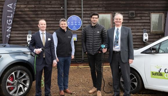 Open fast EV charging network Plug In Suffolk launched