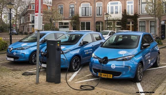 Renault Zoe used in V2G trials