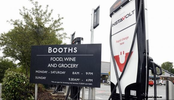 Booths rolls out InstaVolt rapid chargers