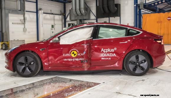 Five stars for Tesla Model 3 in EuroNCAP tests