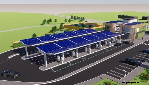 Electric Forecourt ultra rapid EV charging hub plans revealed