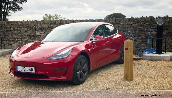 Tesla Model 3 soars in latest UK EV sales charts