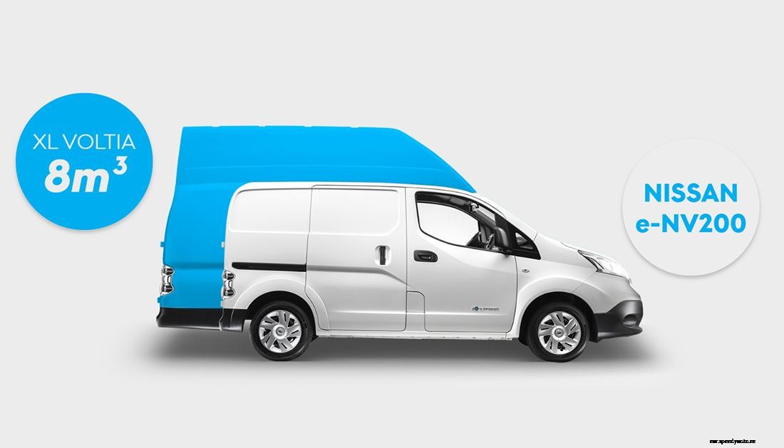 Nissan boosts load area with e-NV200 XL Voltia