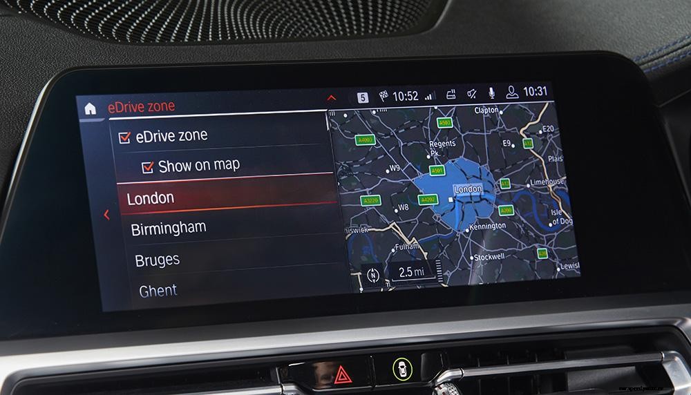 Geofence technology added to BMW PHEV range