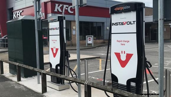 InstaVolt partners with KFC to deliver rapid chargers nationwide