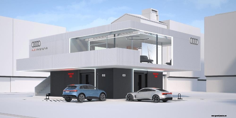 Audi developing concept for high power charging parks