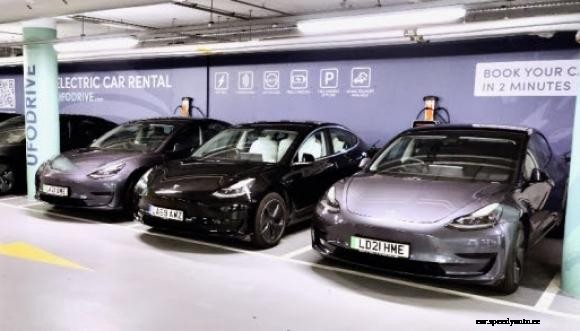 Westfield London partners with EV car hire service UFODRIVE