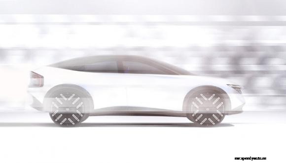 Nissan unveils image of new electric crossover