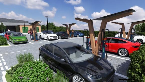 Osprey announces £75 million rollout of rapid EV charging hubs
