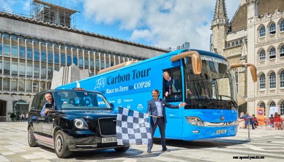 Planet Mark Carbon Battle Bus reaches COP26