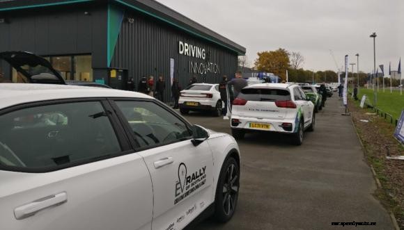 EV Rally of Scotland sets off from home of COP26