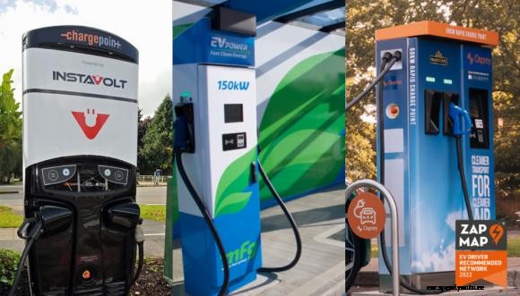 Revealed: UK electric vehicle charge point networks ranked