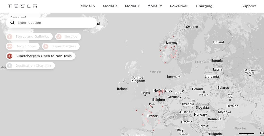 Tesla is expanding access to Superchargers