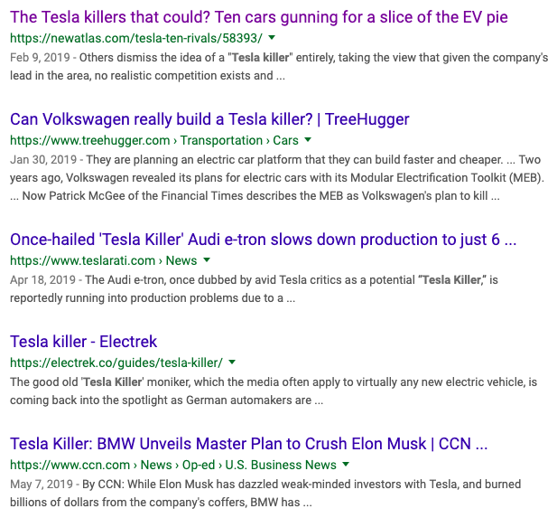 How are the “Tesla Killers” Faring So Far in the US?