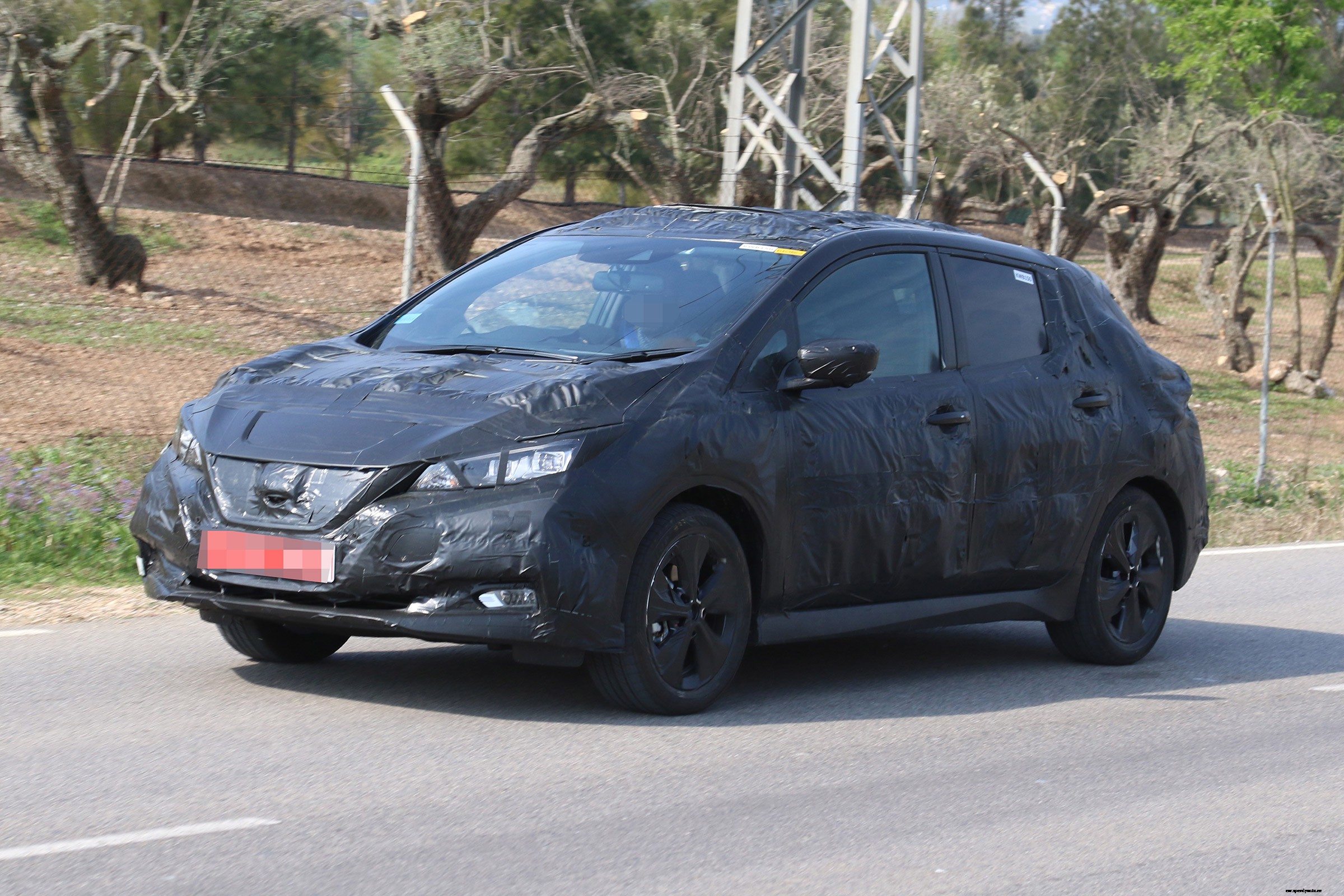 2018 Nissan Leaf tested in Europe