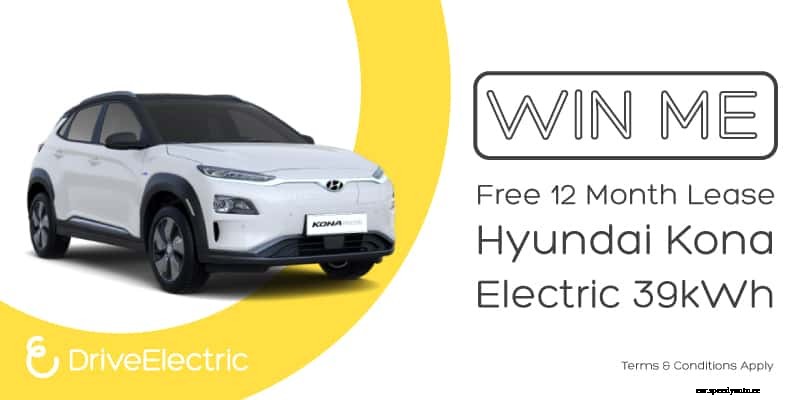 Win a Kona EV lease from the UK’s #1 electric car lease company at Fully Charged LIVE 2019