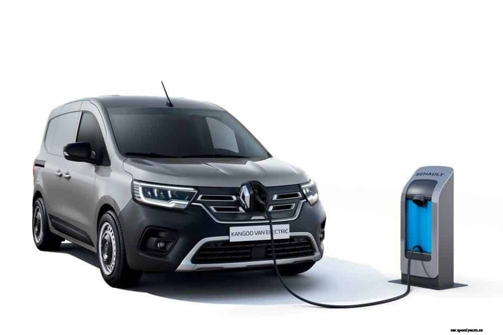 New Renault Kangoo E-Tech electric van with an increased range