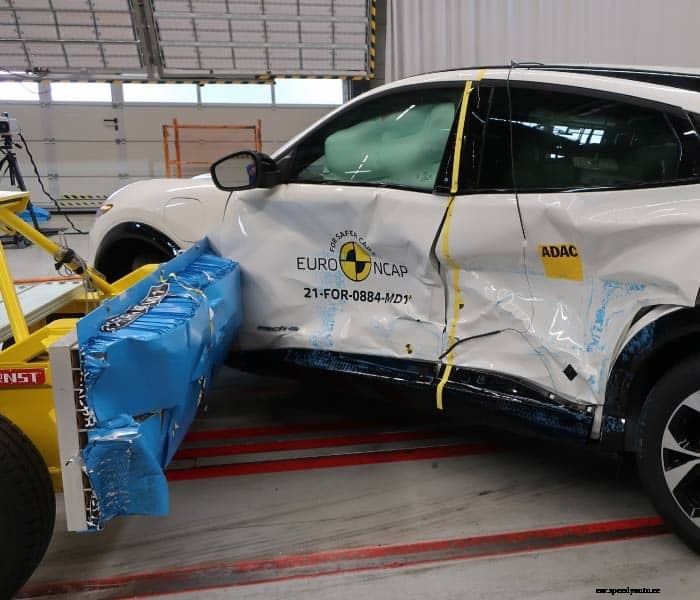 Ford Mustang Mach-E score double 5-star rating from NCAP