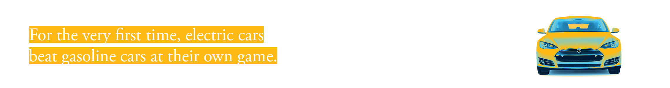 Why electric mobility matters more than ever